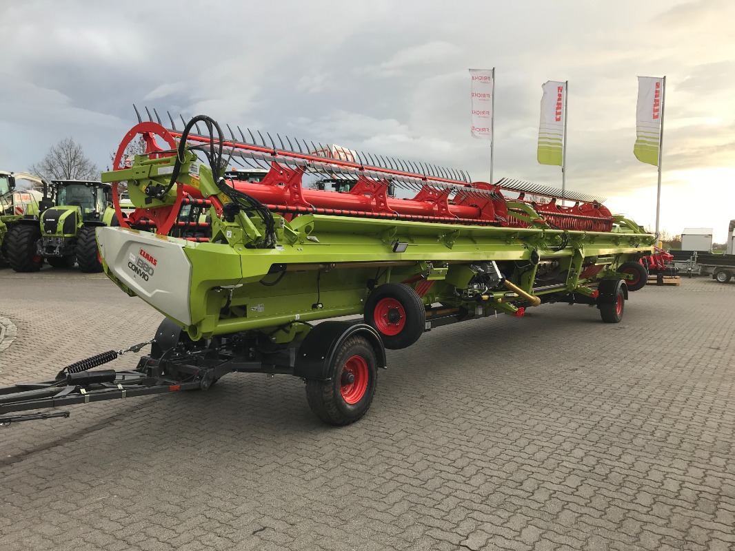 CLAAS Convio 1380 *mit Transportwagen - Mähdrescherzubehör - Schneidwerk