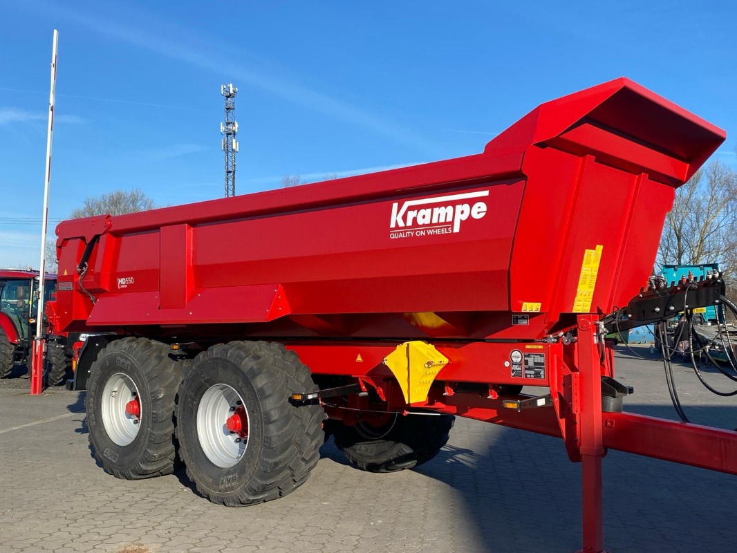 Krampe HD 550 Carrier - Transporttechnik - Wannenkipper