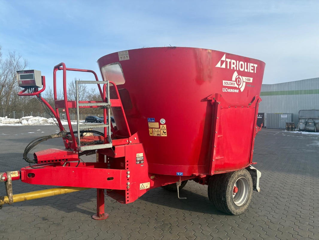 Trioliet Solomix 1-800 ZK - Técnica de alimentación - Mezclador de piensos
