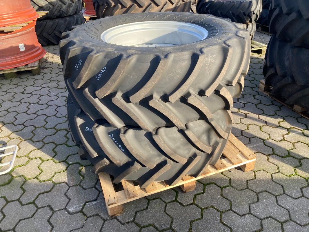 Mitas 2x 480/65R28 - Räder + Reifen + Felgen - Komplettradsatz