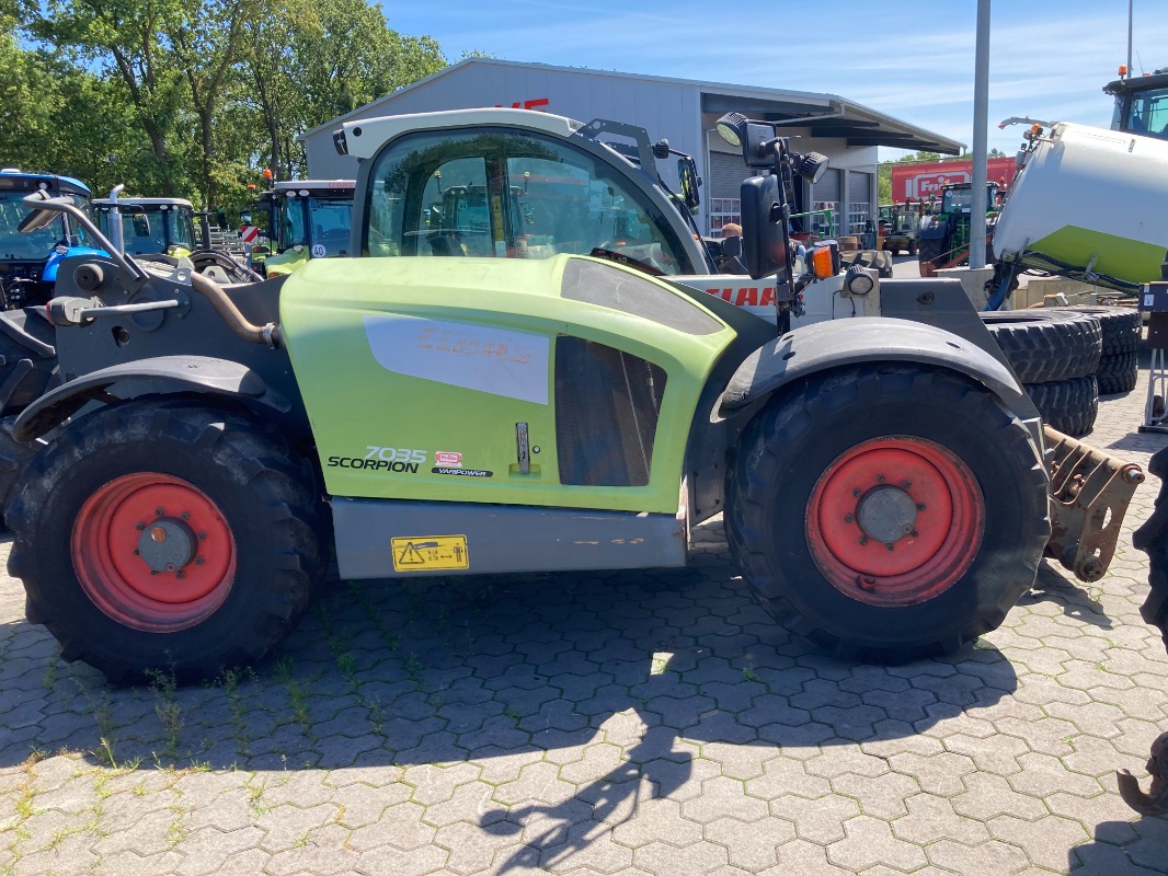 CLAAS Scorpion 7035 - Koparka + Ładowarka - Ładowarka teleskopowa